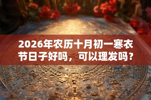 2026年农历十月初一寒衣节日子好吗，可以理发吗？