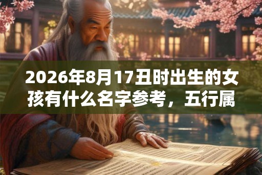 2026年8月17丑时出生的女孩有什么名字参考,五行属什么 2026年8月17丑时出生的女孩有什么名字参考,五行属什么