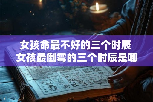 女孩命最不好的三个时辰 女孩最倒霉的三个时辰是哪些 女孩命最不好的三个时辰 女孩最倒霉的三个时辰是哪些