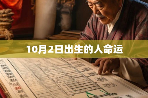 10月2日出生的人命运