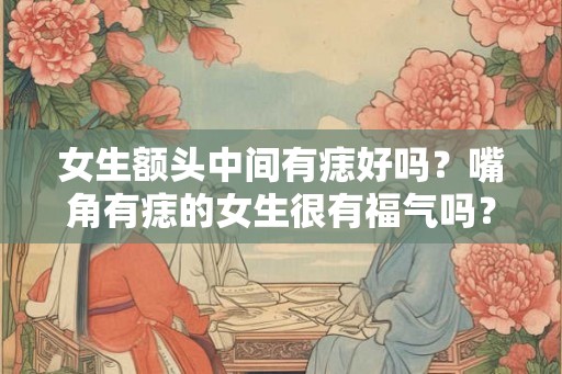 女生额头中间有痣好吗?嘴角有痣的女生很有福气吗? 女生额头中间有痣好吗?嘴角有痣的女生很有福气吗?