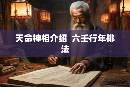 天命神相介绍  六壬行年排法