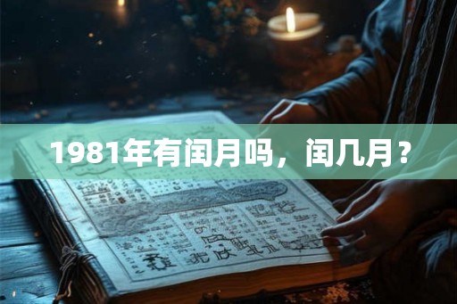 1981年有闰月吗，闰几月？