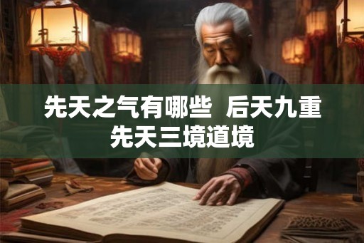 先天之气有哪些  后天九重先天三境道境