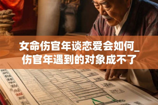女命伤官年谈恋爱会如何_伤官年遇到的对象成不了
