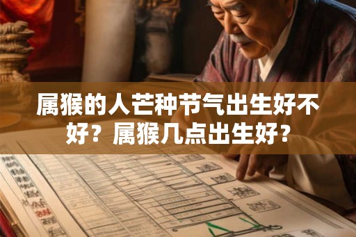 属猴的人芒种节气出生好不好？属猴几点出生好？