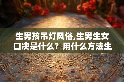 生男孩吊灯风俗,生男生女口决是什么？用什么方法生儿子？