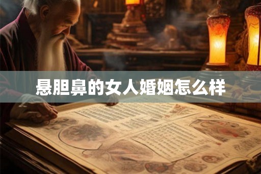 悬胆鼻的女人婚姻怎么样