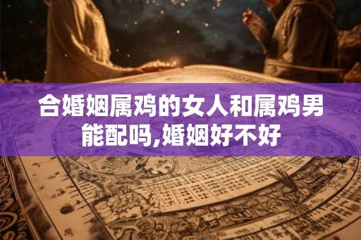 合婚姻属鸡的女人和属鸡男能配吗,婚姻好不好