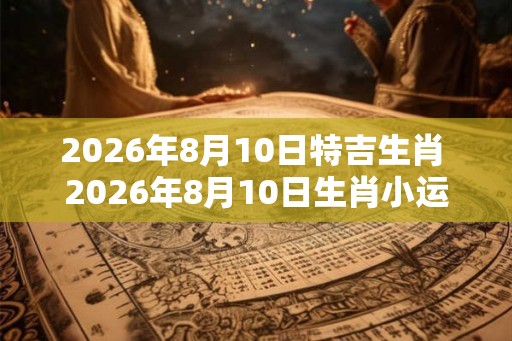 2026年8月10日特吉生肖 2026年8月10日生肖小运播报