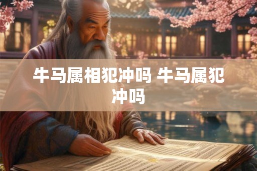 牛马属相犯冲吗 牛马属犯冲吗 牛马属相犯冲吗 牛马属犯冲吗