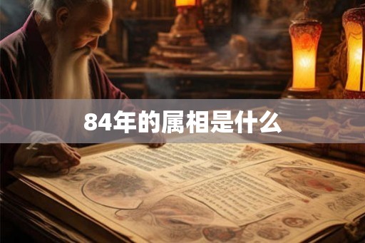 84年的属相是什么