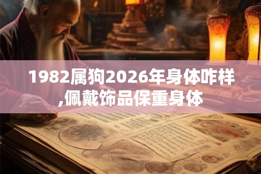 1982属狗2026年身体咋样,佩戴饰品保重身体