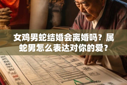 女鸡男蛇结婚会离婚吗？属蛇男怎么表达对你的爱？