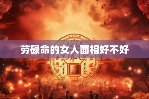 劳碌命的女人面相好不好