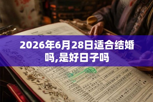 2026年6月28日适合结婚吗,是好日子吗