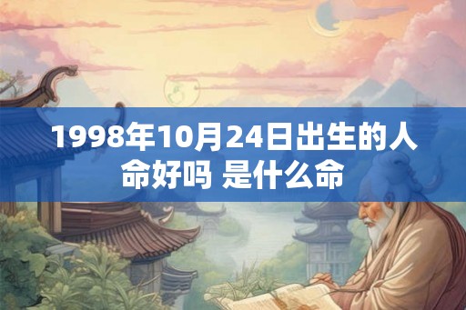 1998年10月24日出生的人命好吗 是什么命 1998年10月24日出生的人命好吗 是什么命