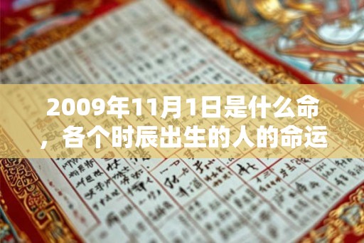 2009年11月1日是什么命,各个时辰出生的人的命运 2009年11月1日是什么命,各个时辰出生的人的命运