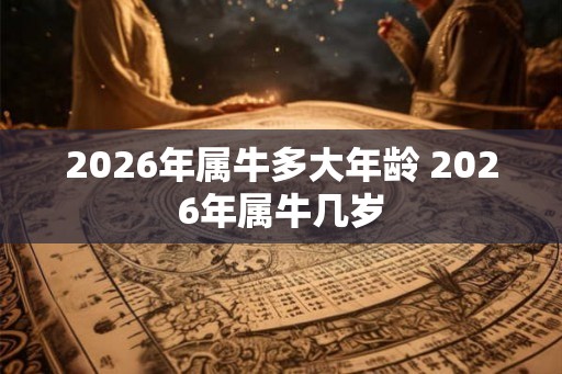 2026年属牛多大年龄 2026年属牛几岁