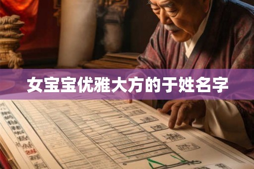 女宝宝优雅大方的于姓名字