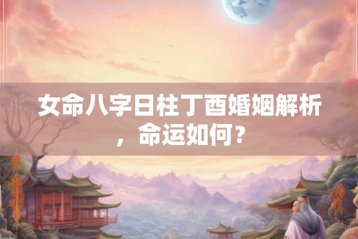 女命八字日柱丁酉婚姻解析,命运如何? 女命八字日柱丁酉婚姻解析,命运如何?