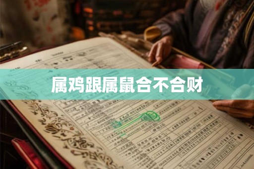 属鸡跟属鼠合不合财