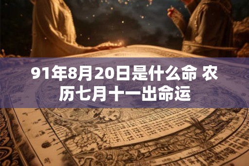 91年8月20日是什么命 农历七月十一出命运