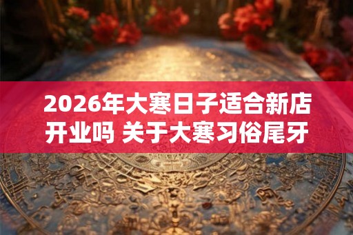 2026年大寒日子适合新店开业吗 关于大寒习俗尾牙祭 2026年大寒日子适合新店开业吗 关于大寒习俗尾牙祭