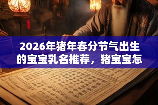 2026年猪年春分节气出生的宝宝乳名推荐,猪宝宝怎么取小名? 2026年猪年春分节气出生的宝宝乳名推荐,猪宝宝怎么取小名?