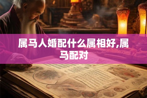 属马人婚配什么属相好,属马配对