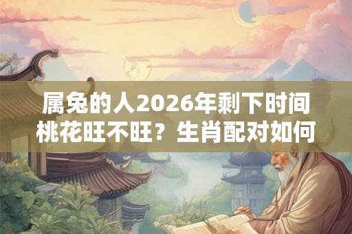 属兔的人2026年剩下时间桃花旺不旺？生肖配对如何？