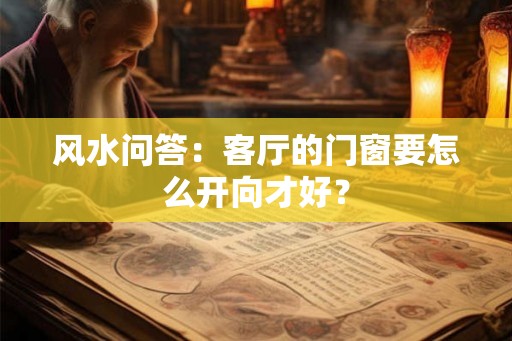 风水问答：客厅的门窗要怎么开向才好？