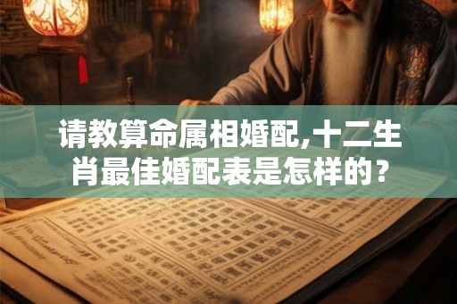 请教算命属相婚配,十二生肖最佳婚配表是怎样的？