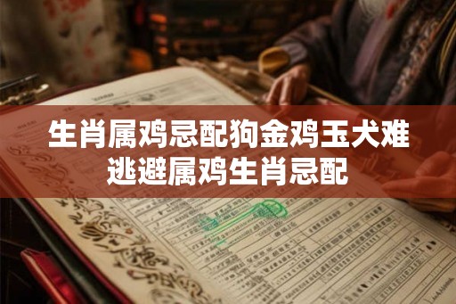 生肖属鸡忌配狗金鸡玉犬难逃避属鸡生肖忌配