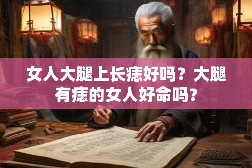 女人大腿上长痣好吗？大腿有痣的女人好命吗？