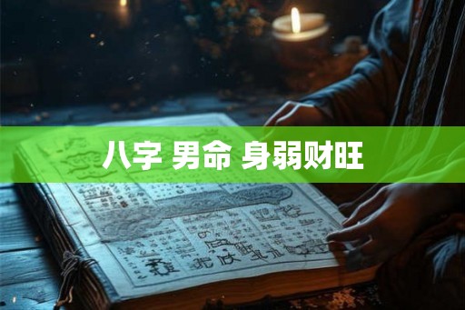 八字 男命 身弱财旺