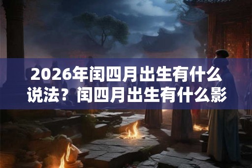 2026年闰四月出生有什么说法？闰四月出生有什么影响？