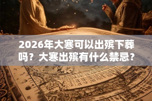 2026年大寒可以出殡下葬吗？大寒出殡有什么禁忌？