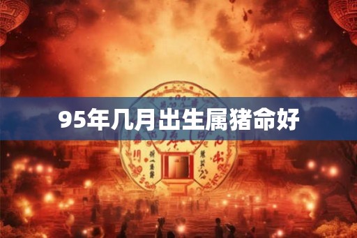 95年几月出生属猪命好