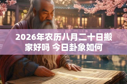 2026年农历八月二十日搬家好吗 今日卦象如何 2026年农历八月二十日搬家好吗 今日卦象如何
