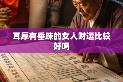 耳厚有垂珠的女人财运比较好吗 耳厚有垂珠的女人财运比较好吗