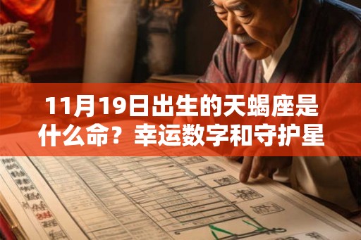11月19日出生的天蝎座是什么命？幸运数字和守护星是什么？