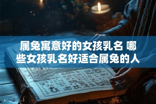 属兔寓意好的女孩乳名 哪些女孩乳名好适合属兔的人