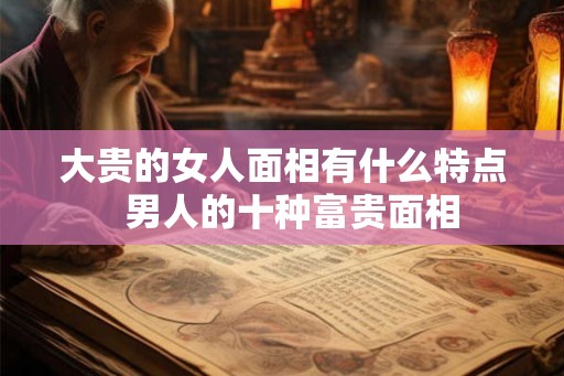 大贵的女人面相有什么特点  男人的十种富贵面相
