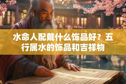 水命人配戴什么饰品好？五行属水的饰品和吉祥物