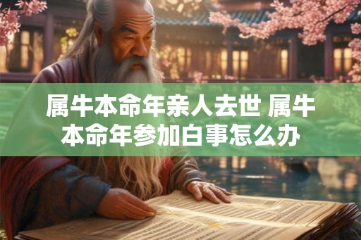 属牛本命年亲人去世 属牛本命年参加白事怎么办 属牛本命年亲人去世 属牛本命年参加白事怎么办