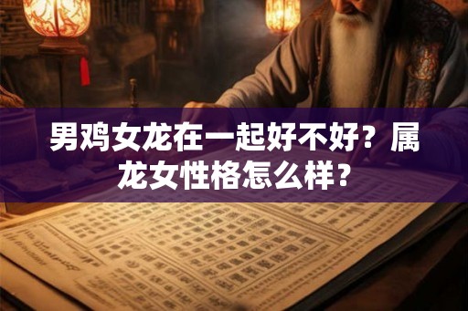 男鸡女龙在一起好不好？属龙女性格怎么样？