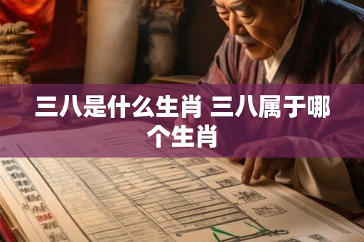 三八是什么生肖 三八属于哪个生肖