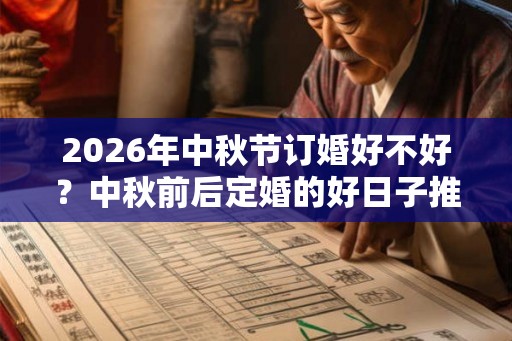 2026年中秋节订婚好不好?中秋前后定婚的好日子推荐 2026年中秋节订婚好不好?中秋前后定婚的好日子推荐