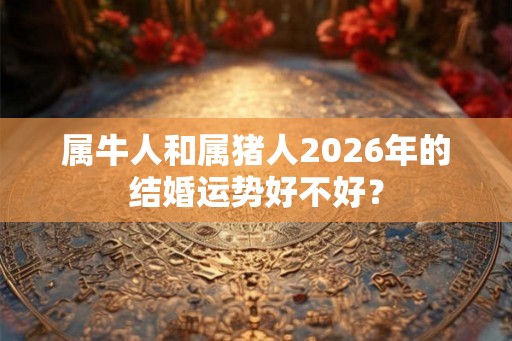 属牛人和属猪人2026年的结婚运势好不好？